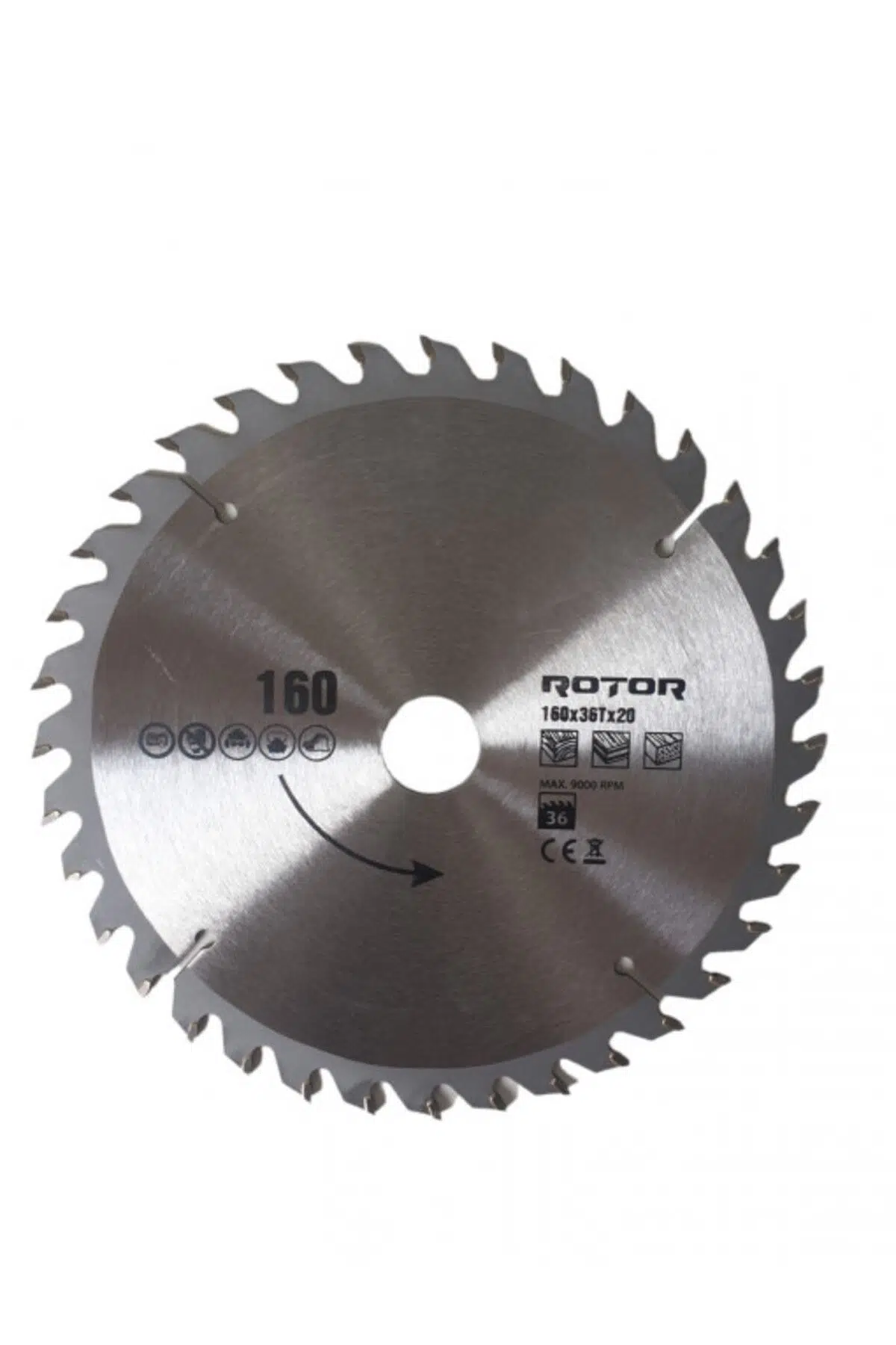 Daire Testere Bıçağı 160X20 36T ahşap kesme diski