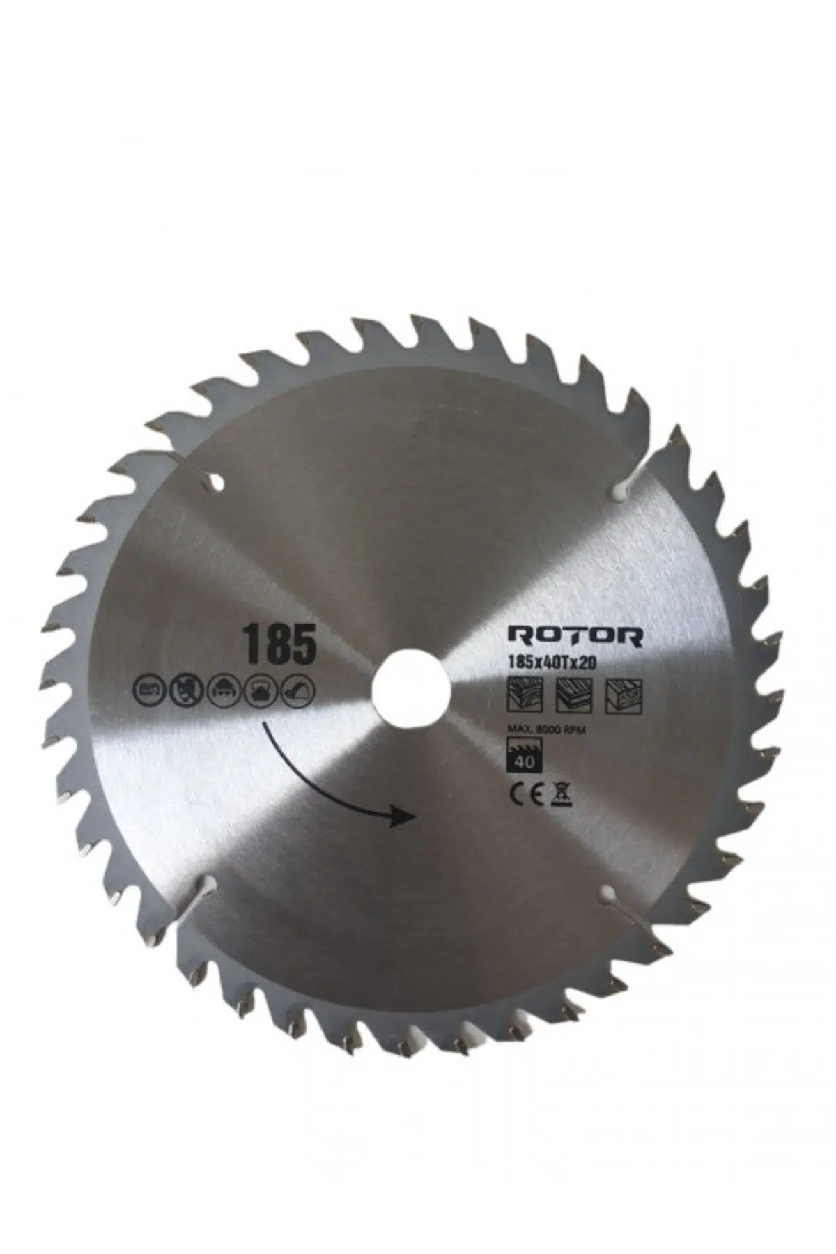 Daire Testere Bıçağı 185x20 40T ahşap kesme diski