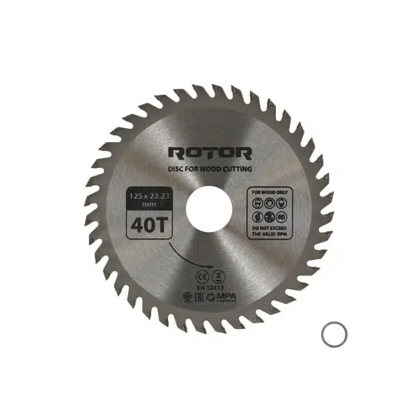 Ahşap kesme diski ROTOR 125*22,23 40T