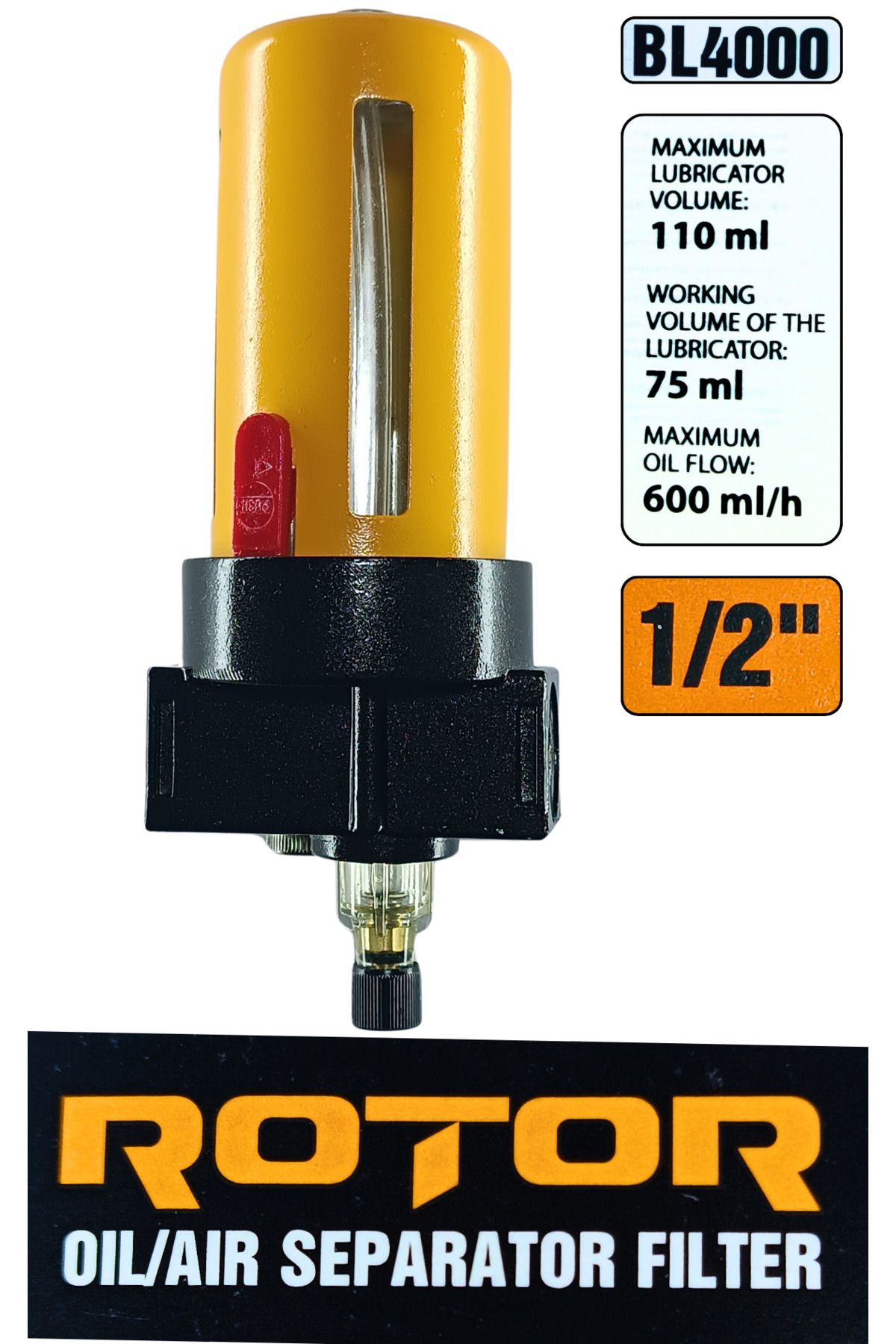 BL4000 Kompresör Yağ Filtresi 1/2