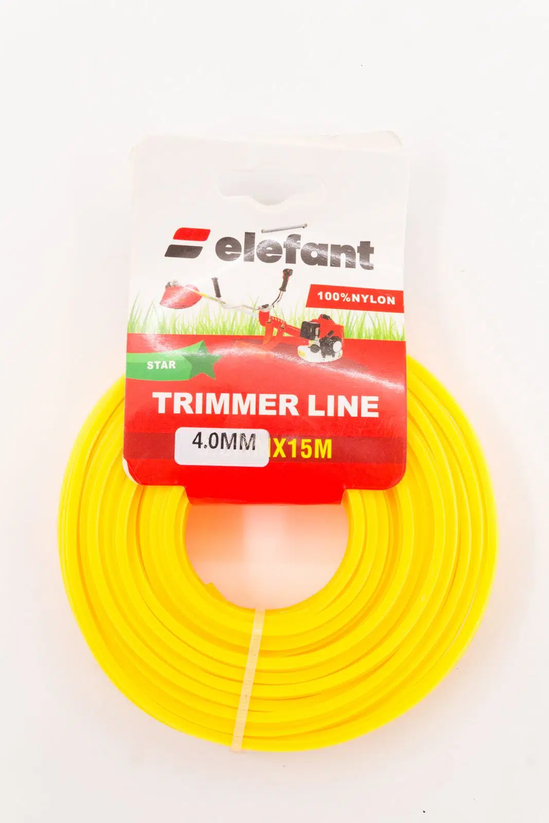 ELEFANT Tırpan Misinası Motorlu Tırpan Yıldız Misina 4mm x 15 metre