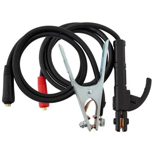 Kablolu Kaynak Pensesi Seti (Elektrod Tutucu + Topraklama) 16 mm² 300A – 12 mm Fiş 