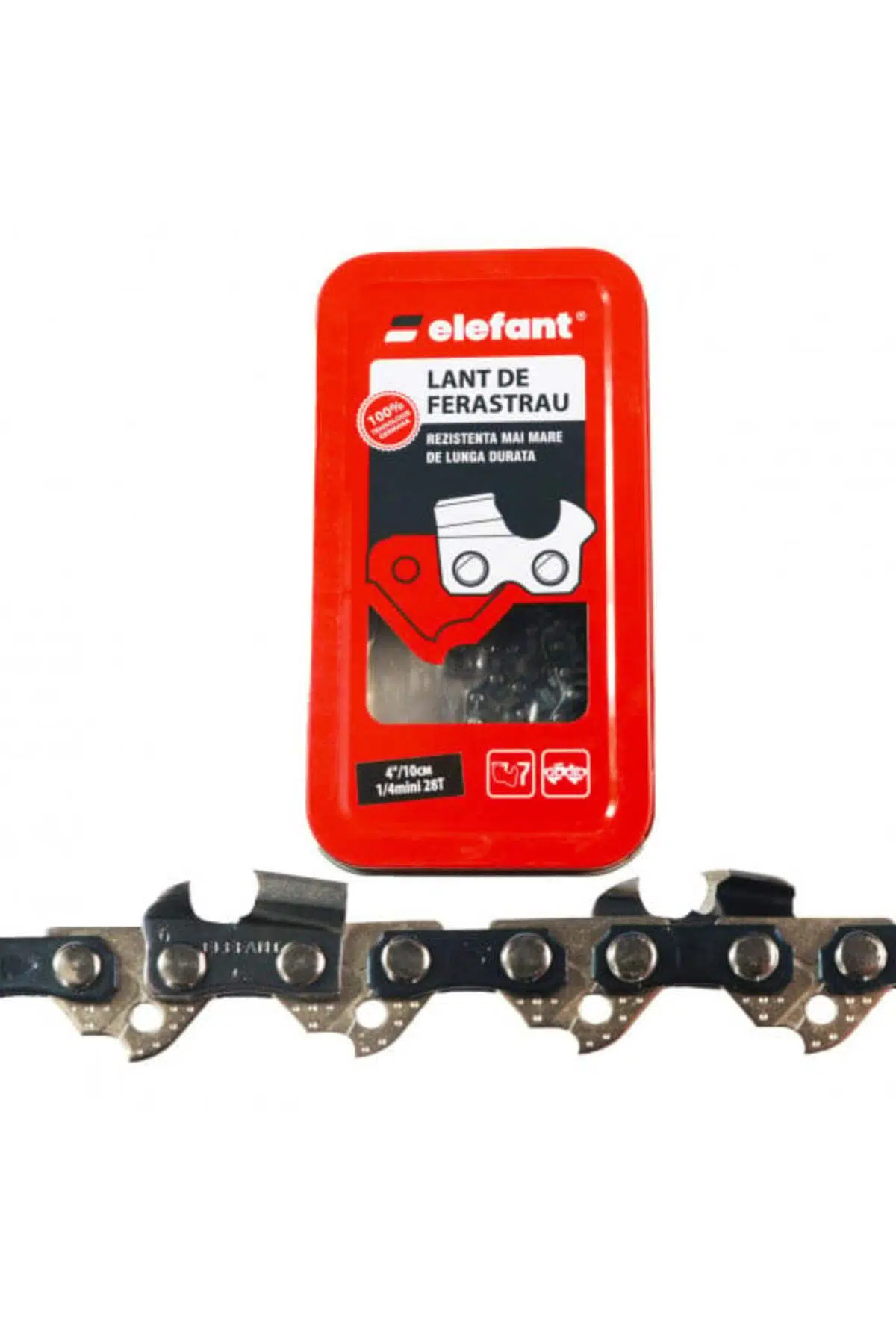 Motorlu Testere Zinciri: Zincir Adımı 1/4 Mini, Pala Oluğu: 1,3 mm, 28E-14 DİŞ (4', 10cm Uyumlu )