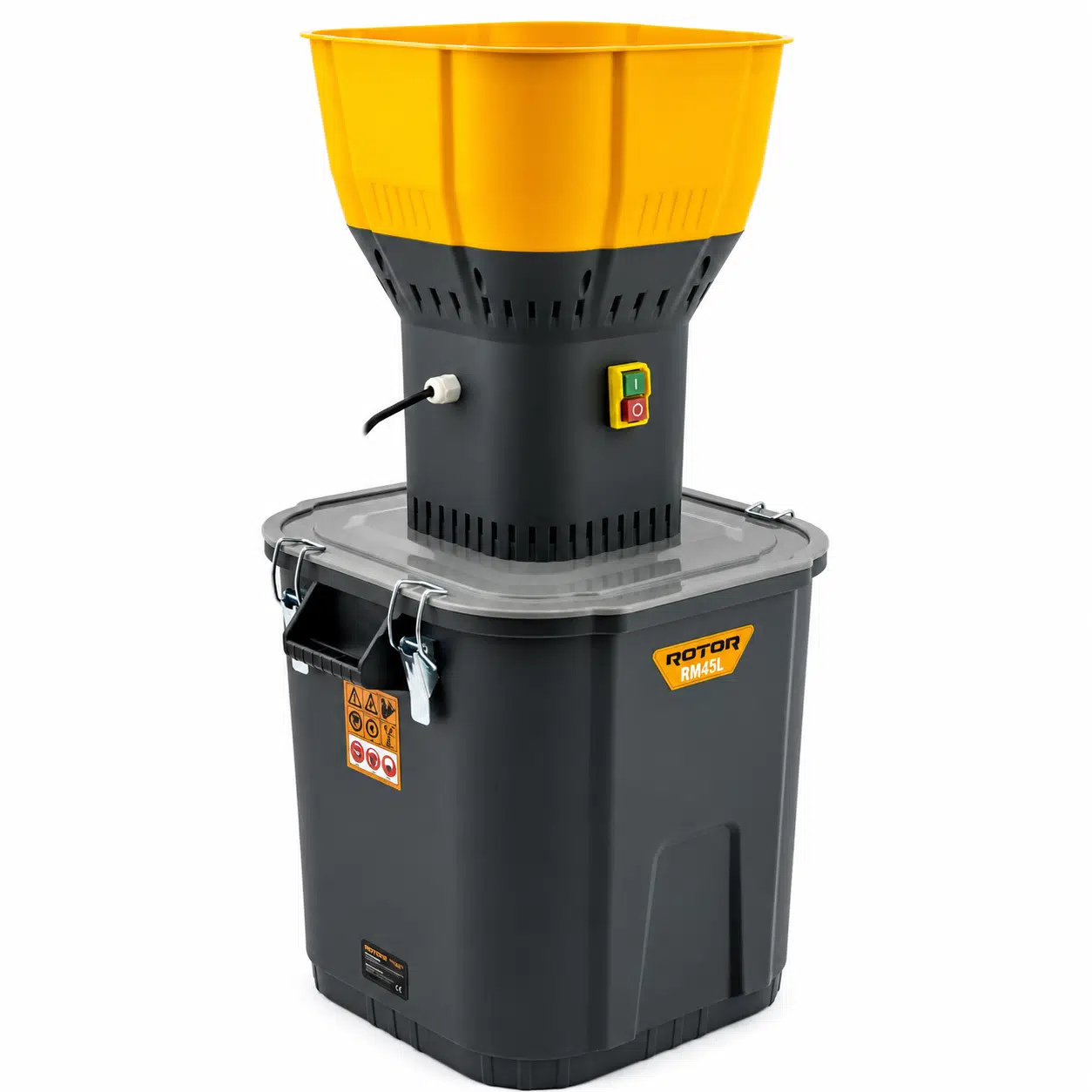 ROTOR RM45L Yem Kırma Makinesi, Tahıl Değirmeni 45L Hazne