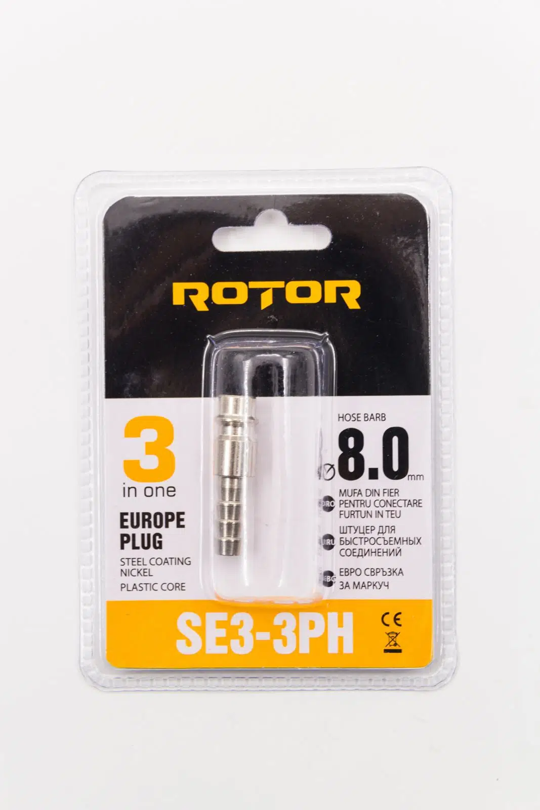 SE3-3PH Kompresör Hava Hortumu Bağlantı Soketi R8 ROTOR