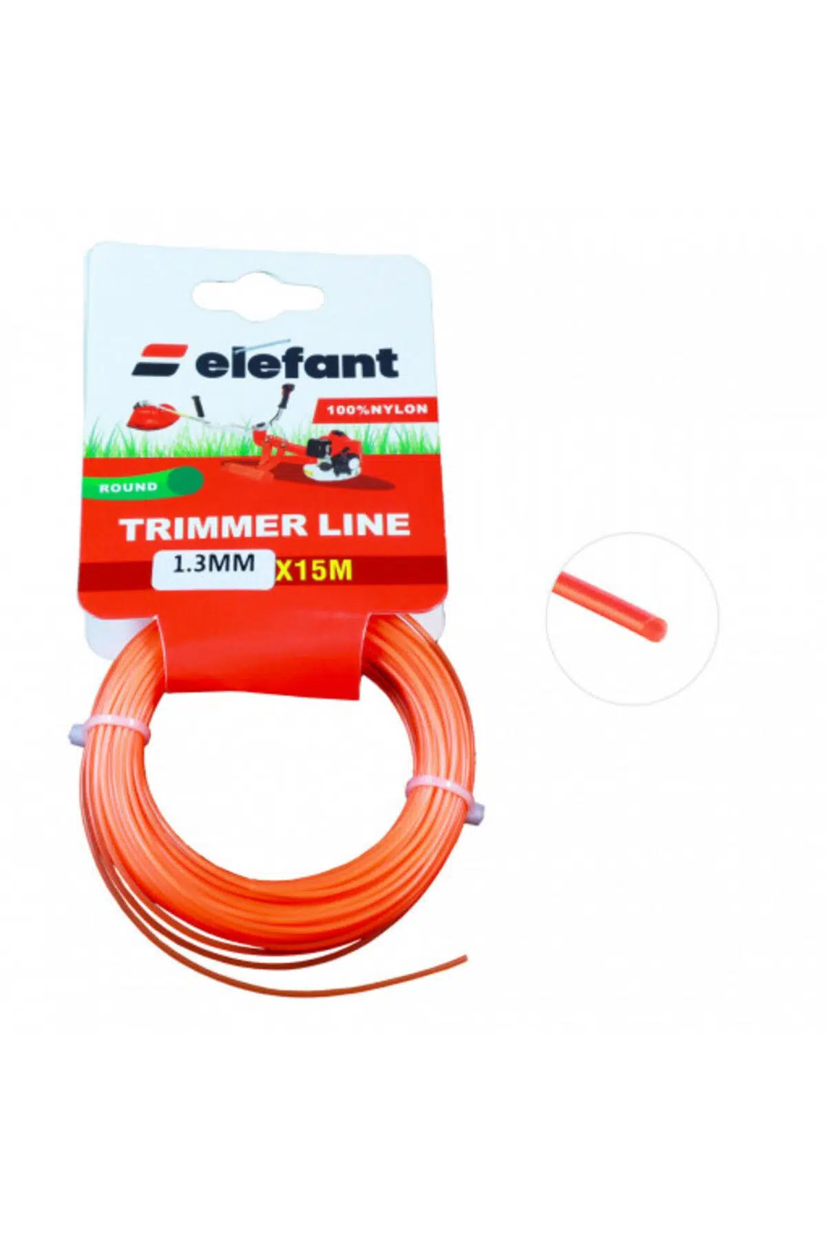 Tırpan Misinası Motorlu Tırpan Yuvarlak Misina 1,3mm x 15 metre