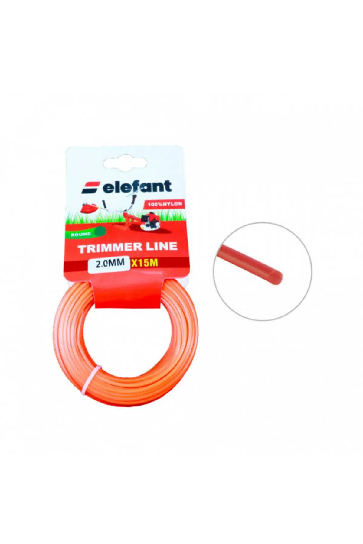 Tırpan Misinası Motorlu Tırpan Yuvarlak Misina 2mm x 15 metre