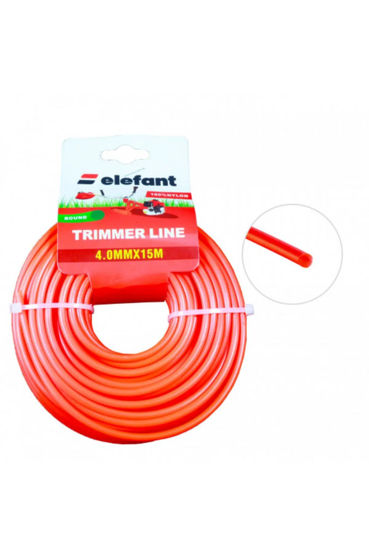 Tırpan Misinası Motorlu Tırpan Yuvarlak Misina 4mm x 15 metre