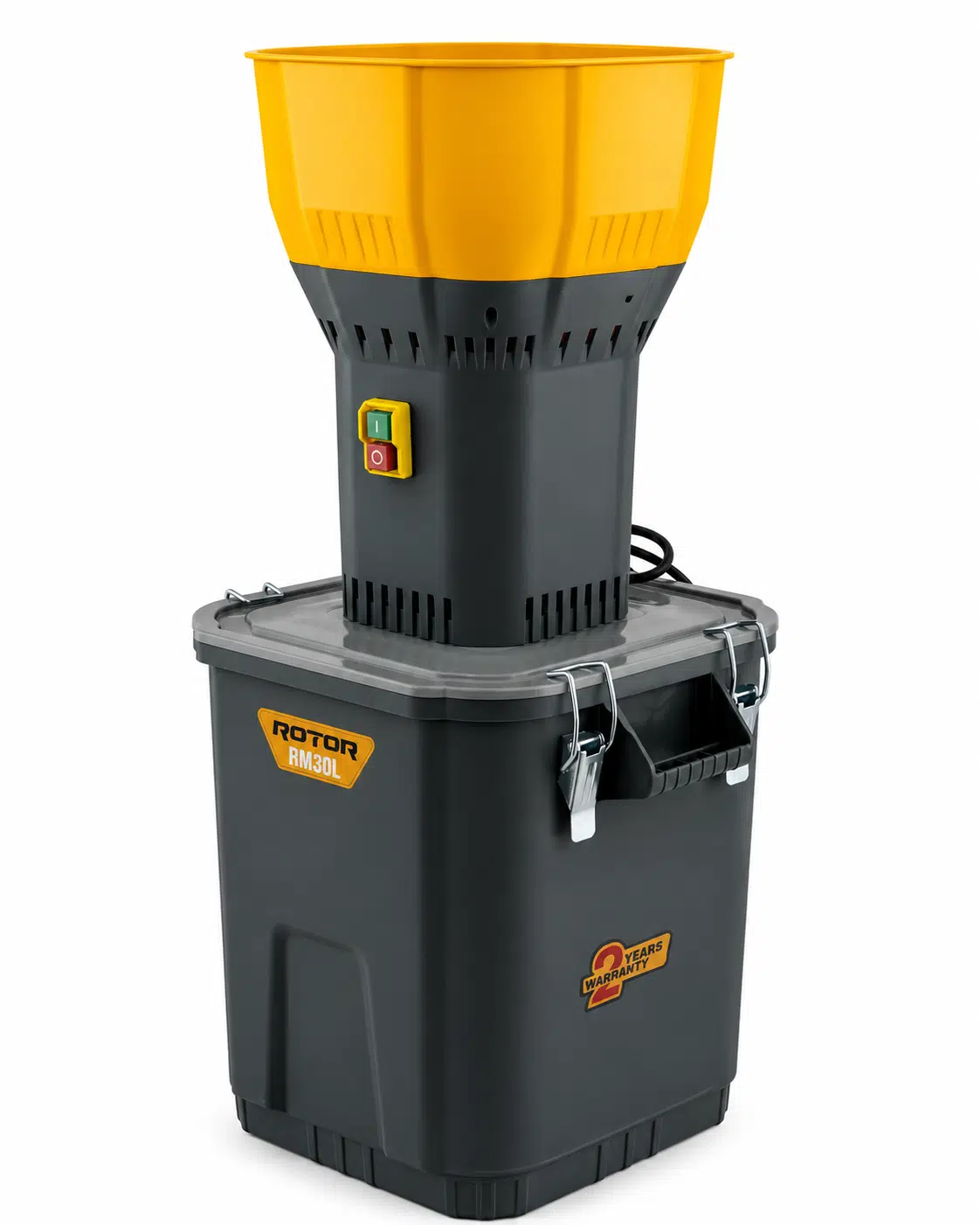 ROTOR RM30L Yem Kırma Makinesi, Tahıl Değirmeni 30 L Hazne